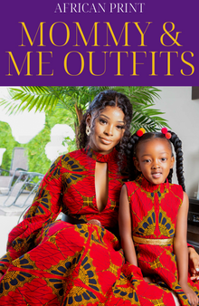 African mommy hot sale and me dresses