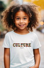 Kids Unisex African Print Culture Slogan T-shirt | KUMASI
