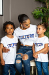 Little Boy's Unisex African Print Culture Slogan T-shirt | ENUGU