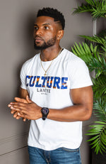 Men's African Print Culture Slogan T-shirt Unisex | ENUGU