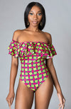 african print swimsuit