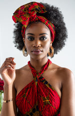Ankara African Wax Print Headwrap - CORDELIA