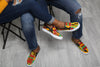 LAVIYE Men's Casual African Print Ankara Slip-on Sneakers Shoes Trainer- KUMASI