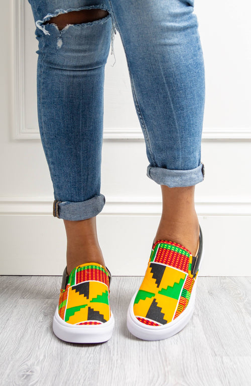 African Print Women Shoes
