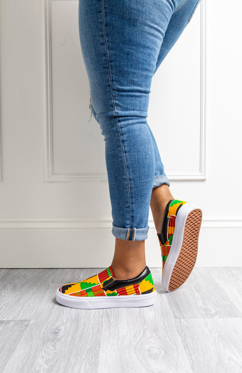 African Print Women Shoes