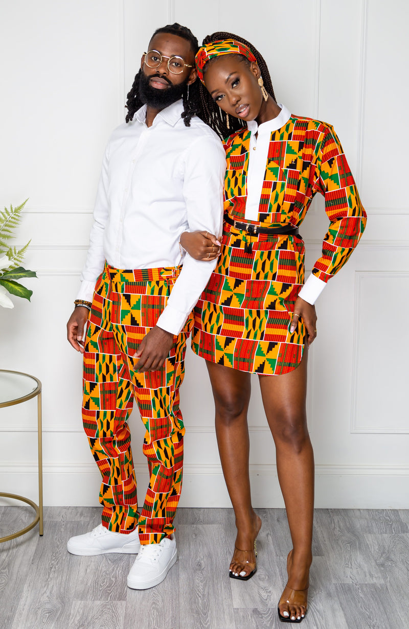 AXAMBA ANKARA PANTS  African wear styles for men Nigerian men fashion  African attire for men