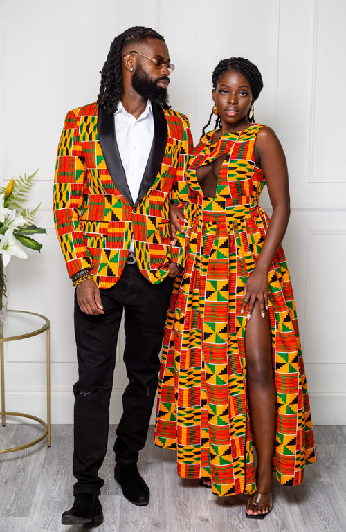 African Couples Outfit, Ankara Couples wear, African Couple Clothing 