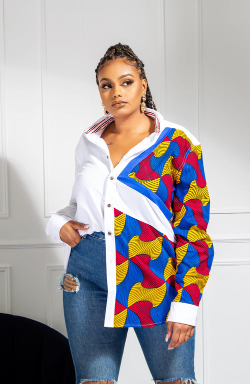 Laviye African Print Tops  African Print Tops and Blouses Collection –  LAVIYE