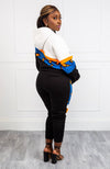 Ankara Joggers | Asymmetric Stripe African Print Sweatpants | ENUGU