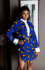 African Dress Shirt for Womens | Unisex Etibo Long Sleeved Shirt - ELLA